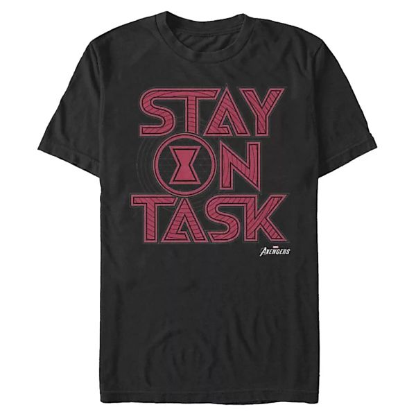 Marvel - Black Widow Stay On Task - Männer T-Shirt günstig online kaufen