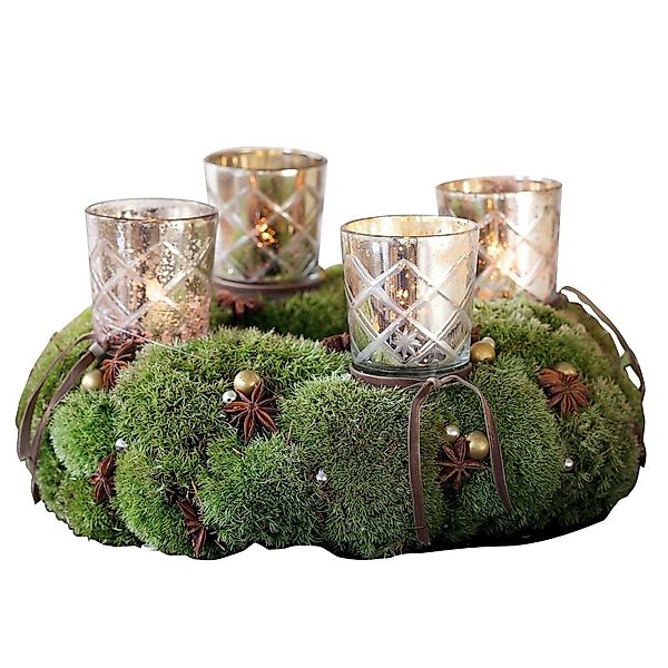 Mirabeau Adventskranz Steckwindlicht 4er Set Clara günstig online kaufen