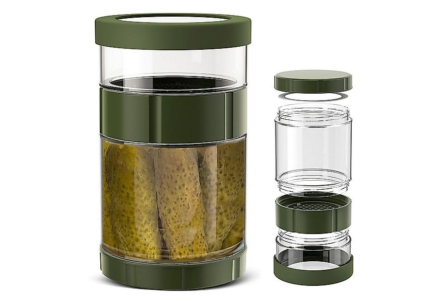 BlingBin Aufbewahrungsdose Flip Einmachglas Flip Gurkenglas mit Sieb und De günstig online kaufen