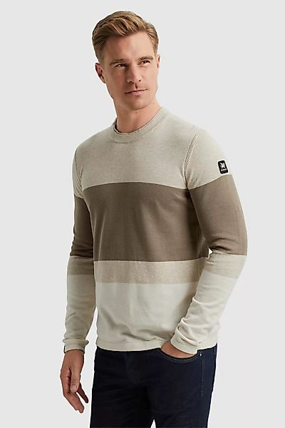 Vanguard Pullover Streifen Beige - Größe XXL günstig online kaufen