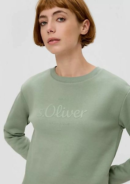 s.Oliver Sweatshirt Sweatshirt mit Logo-Print günstig online kaufen