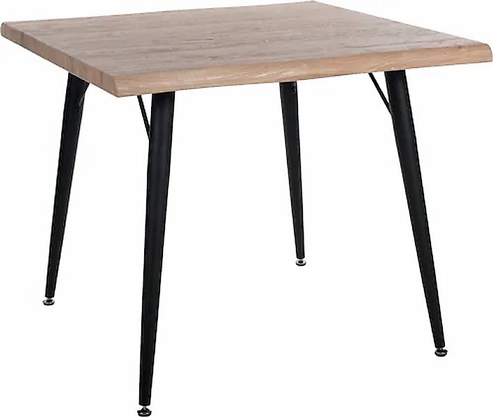 Duo Collection Esstisch »Tailin Tisch Baumkantentisch«, Massives Metallgest günstig online kaufen