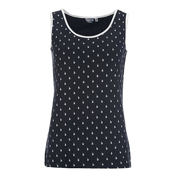 modAS Rundhalsshirt Damen Top mit Print Maritim - Basic Shirt ohne Ärmel au günstig online kaufen