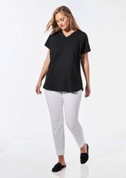 GOLDNER T-Shirt Shirt mit V-Ausschnitt (CURVY, günstig online kaufen