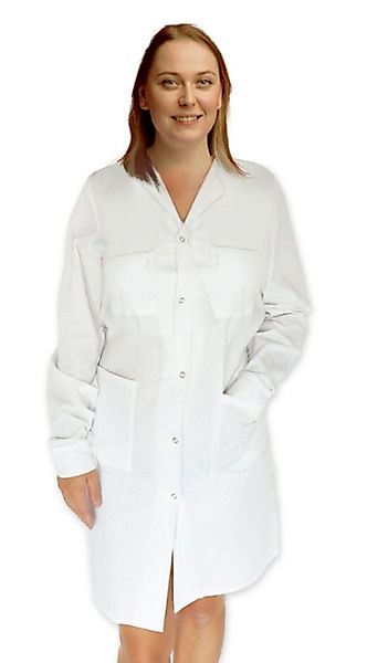 SENTYRZ Arzt-Kostüm Laborkittel Medizinisch Damen Weiss Lange Ärmel Druckkn günstig online kaufen