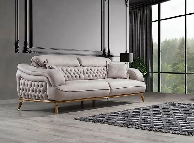 Xlmoebel Sofa Dreisitzer Designer Sofa für das Wohnzimmer - Luxuriöse moder günstig online kaufen