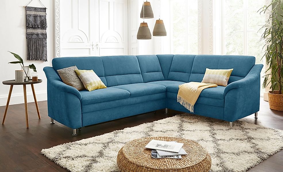 sit&more Ecksofa "Cardoso L-Form" mit Federkern, wahlweise mit Bettfunktion günstig online kaufen