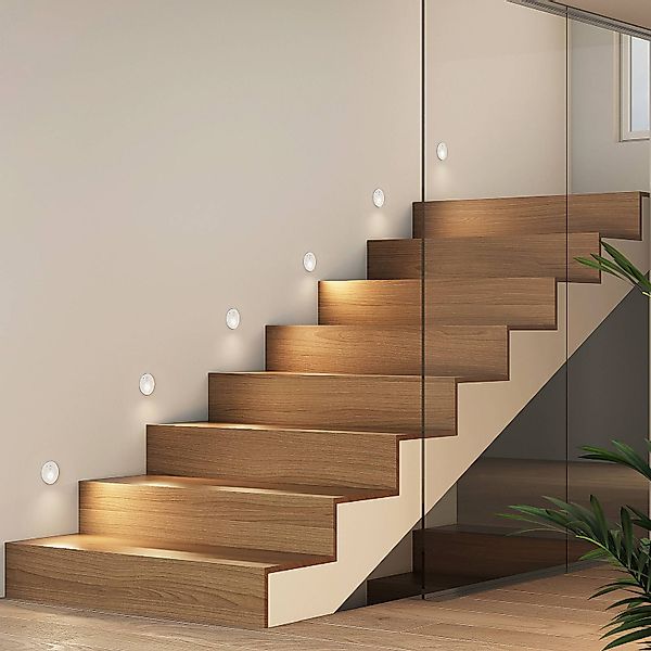Arcchio Neru LED-Einbaulampe, Sensor, rund, weiß günstig online kaufen