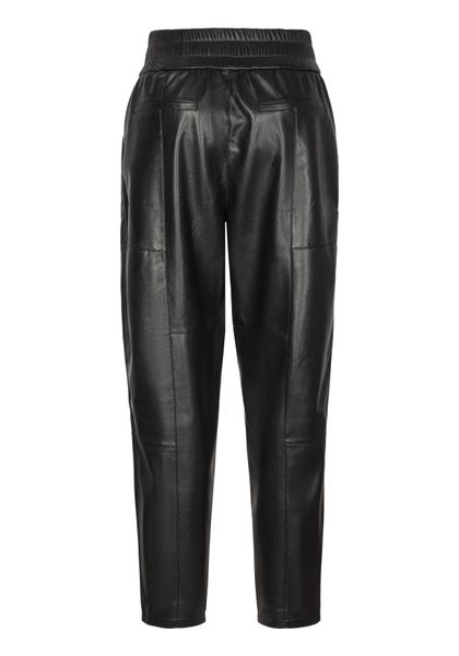 BOSS ORANGE Lederimitathose "Taiya2 Premium Damenmode" mit elastischem Tail günstig online kaufen