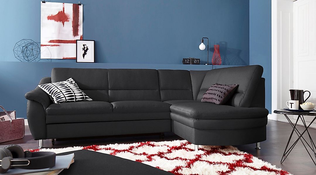 sit&more Ecksofa "Cardoso L-Form", mit Federkern, wahlweise mit Bettfunktio günstig online kaufen