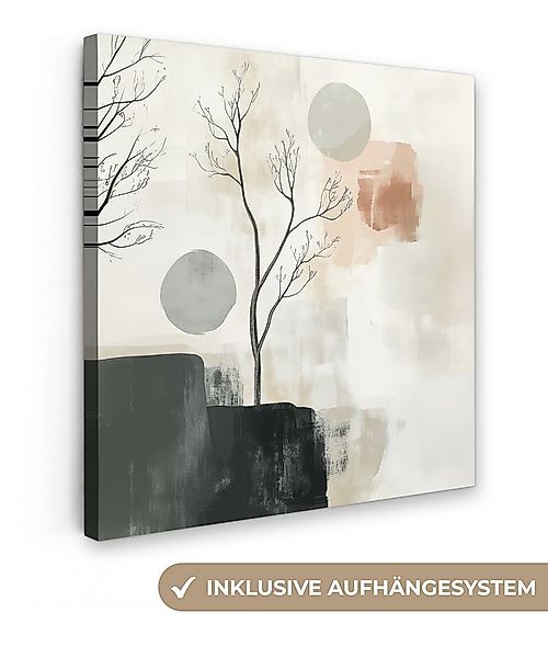 OneMillionCanvasses® Leinwandbild Wabi sabi - Beige - Pflanze, Fotodruck (1 günstig online kaufen