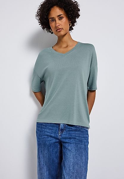 STREET ONE Langarmshirt - Kurzarmshirt mit günstig online kaufen