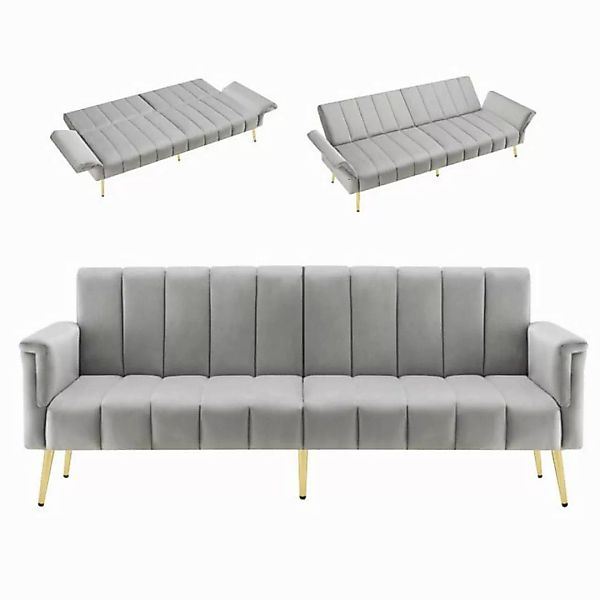 IDEASY Sofa Klappbares Schlafsofa, für 3-4 Personen, Sofabett mit Hilfsfüße günstig online kaufen