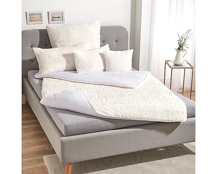 TRAUMSCHLAF Kunstfaserbettdecke Teddy Flausch, Füllung: 100% Polyester, Bez günstig online kaufen