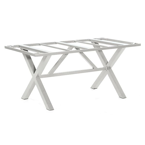 Natur24 Base-Spectra Tischgestell Aluminium Silber günstig online kaufen