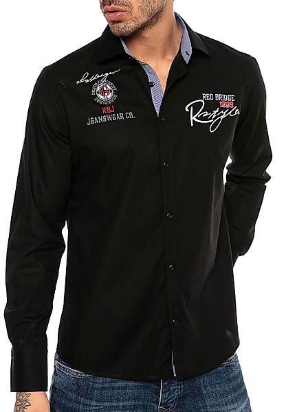 RedBridge Langarmhemd mit hochwertigen Stickereien Elegantes günstig online kaufen