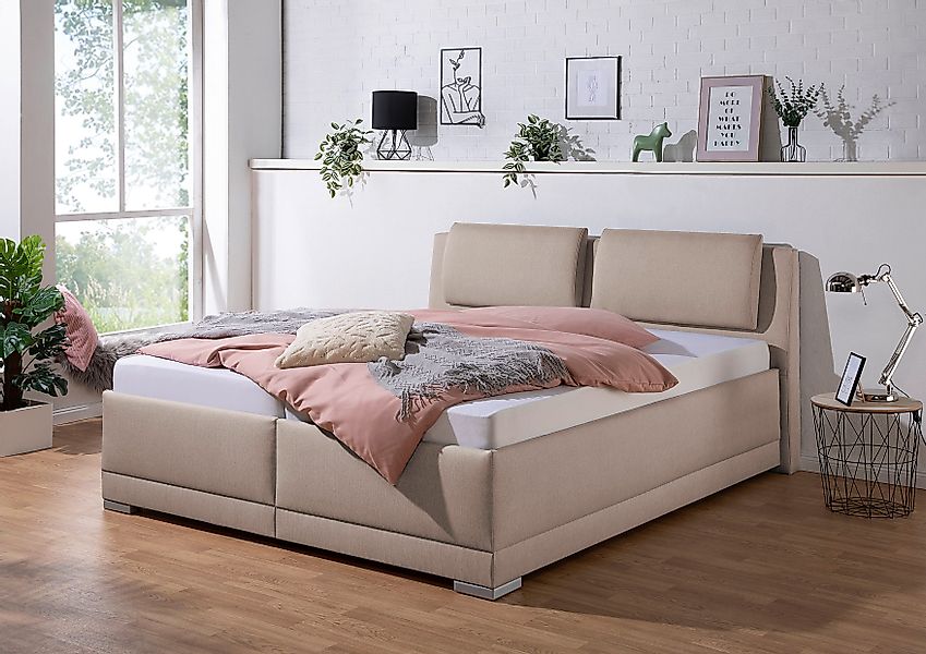 Maintal Polsterbett "Oderzo" inkl. Bettkasten, Kopfteilverstellung, Matratz günstig online kaufen