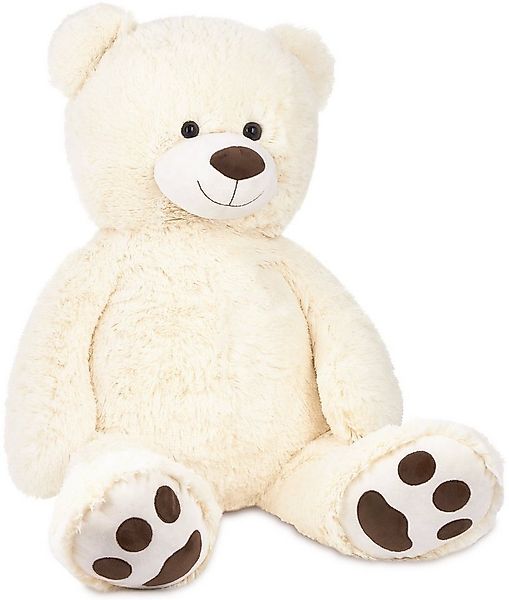 BRUBAKER Kuscheltier XXL Teddybär 100 cm groß - Weiß (1-St), großer Teddy B günstig online kaufen