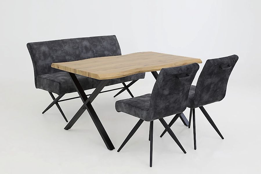 HELA Drehstuhl "PORTO" (Set) 2 Stk.4-Fuß, 360 drehbar, Federkorb, Vintage V günstig online kaufen