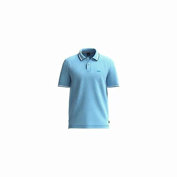 HUGO Rundhalsshirt blau regular fit (1-tlg) günstig online kaufen