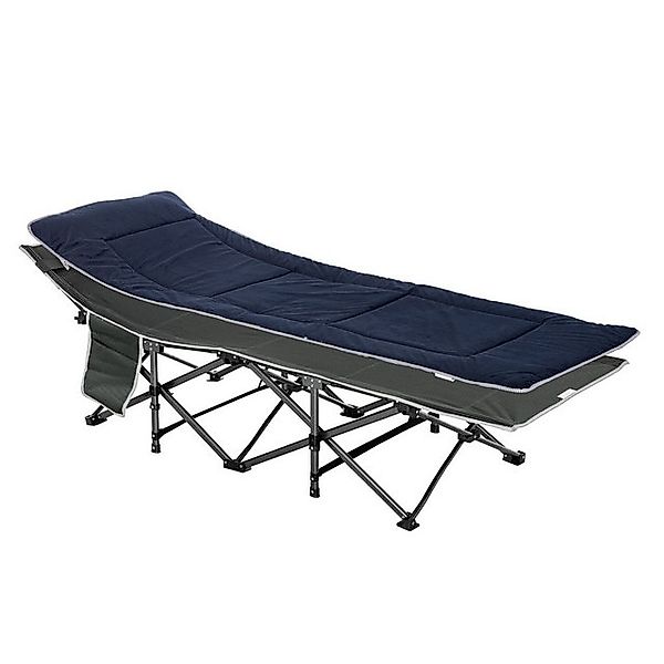 MC Star Feldbett Campingbett klappbar Klappbett mit Kopfkissen Seitentasche günstig online kaufen
