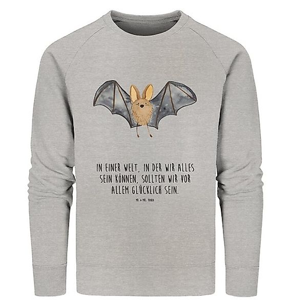 Mr. & Mrs. Panda Longpullover Fledermaus Flügel Größe M - Heather Grey - Ge günstig online kaufen