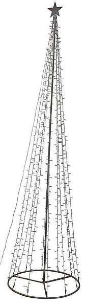 Dekoleidenschaft Künstlicher Weihnachtsbaum 2,90 m hoch, 778 warmweiße LED, günstig online kaufen