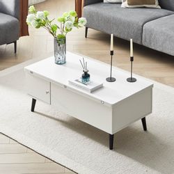 Ofcasa Couchtisch Sofatisch mit Höhenverstellbarer (1 günstig online kaufen