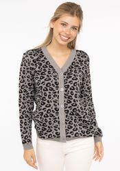 Zwillingsherz Strickjacke "Gestrickter-Leo" mit Knöpfen, mit günstig online kaufen