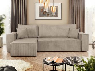 MIRJAN24 Ecksofa Karl Cord, mit Bettkasten günstig online kaufen