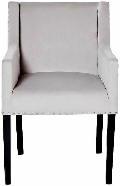 Jahnke Esszimmerstuhl "SAVIK KENT" () 1 Stk. Samtstoff Nieten-Optik, Griff günstig online kaufen