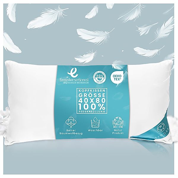Sandaro Home Kopfkissen Kissen Kopfkissen40x80 cm günstig online kaufen
