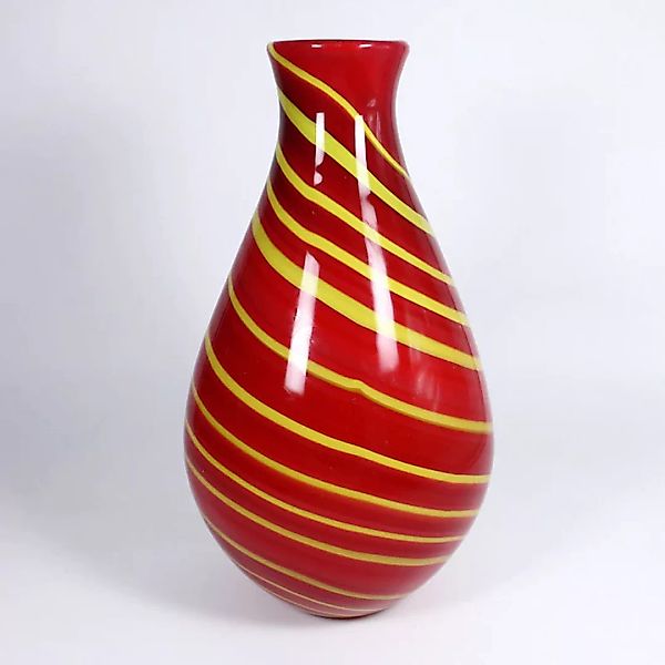 Glasvase Red Twist Murano 32cm günstig online kaufen