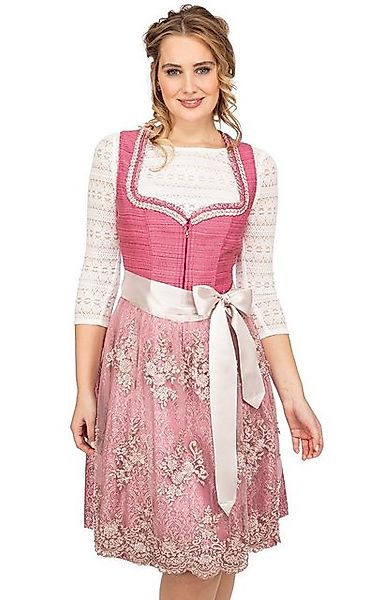 KRÜGER MADL & BUAM Trachtenkleid Midi Dirndl 2tlg. 60cm 116165-060-35 pink günstig online kaufen