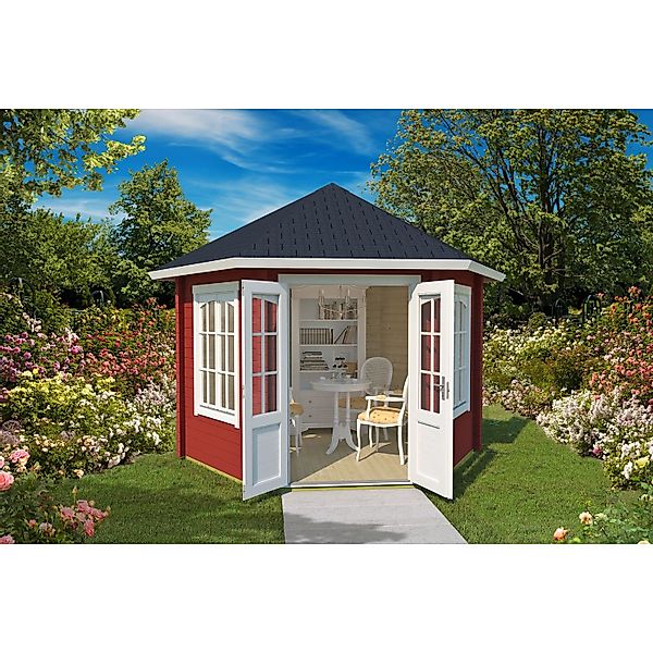 Lasita Pavillon Rivera 44 Schwedenrot 350 cm x 303,1 cm günstig online kaufen
