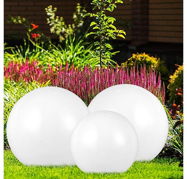 etc-shop LED Solarleuchte, LED-Leuchtmittel fest verbaut, Warmweiß, 3er Set günstig online kaufen