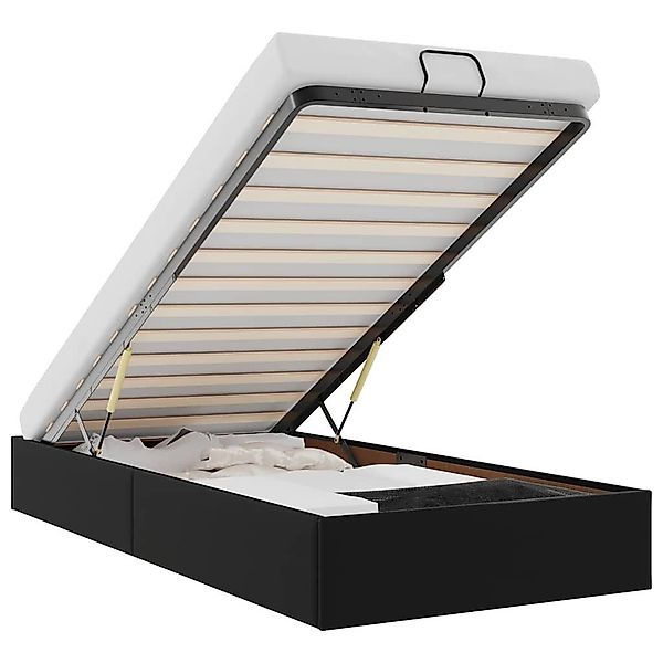 vidaXL Bett Ottoman-Bett ohne Matratze Schwarz günstig online kaufen