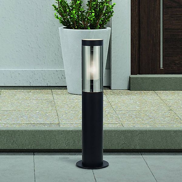 Sockelleuchte Batton, IP44, schwarz, Höhe 45 cm, Metall günstig online kaufen