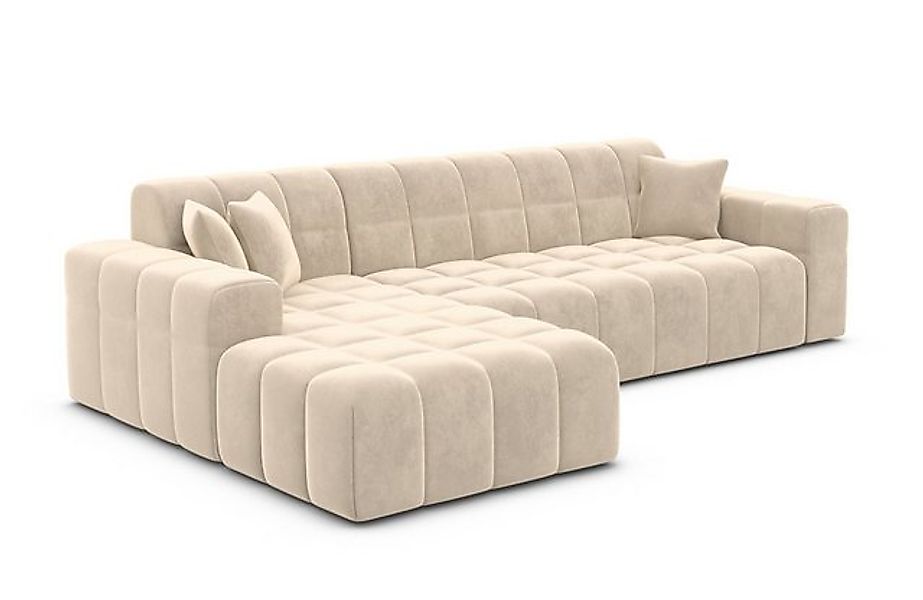 Sofa Dreams Ecksofa Ibiza L Form kurz Stoff, Ottomane - Ausrichtung wählbar günstig online kaufen