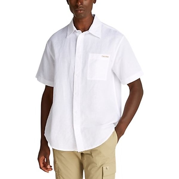 Calvin Klein Jeans Kurzarmhemd LINEN COTTON günstig online kaufen