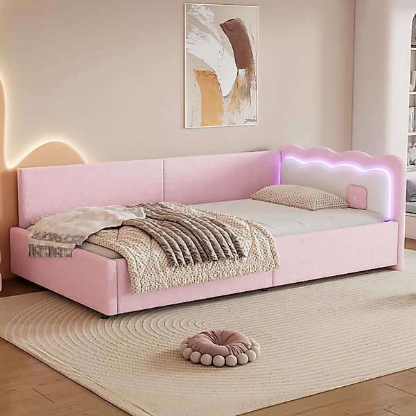Flieks Daybett, Polsterbett Einzelbett Schlafsofa 90x200cm günstig online kaufen