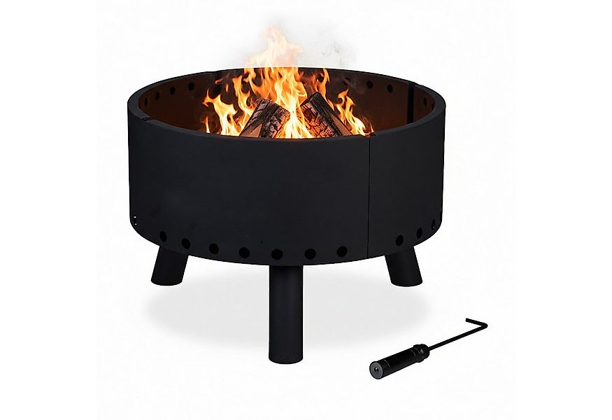 relaxdays Feuerschale mit Flammenschutz günstig online kaufen