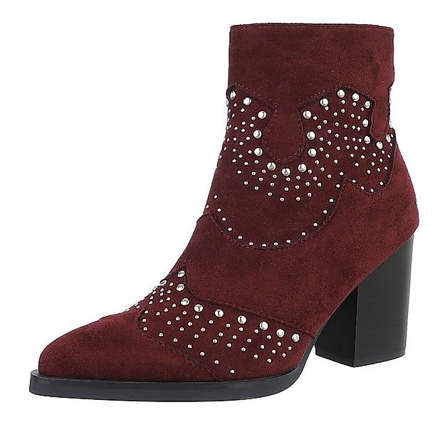 Ital-Design Damen Cowboyboots Western Westernstiefelette (88489481) Blockab günstig online kaufen