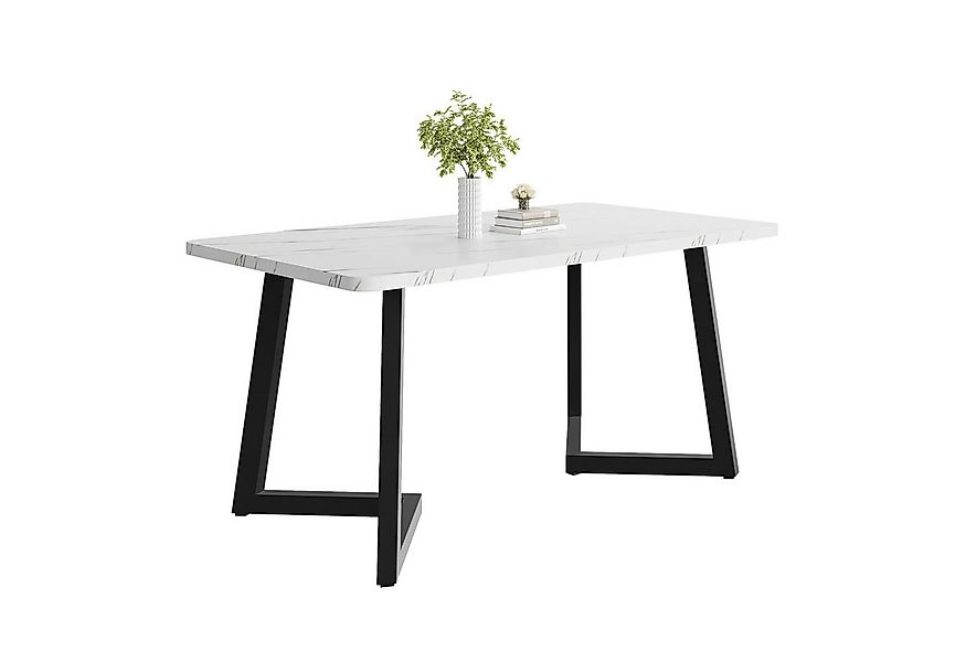 Flieks Esstisch (117*68*75 cm, 1-St., nur Tisch), rechteckig Küchentisch Ma günstig online kaufen