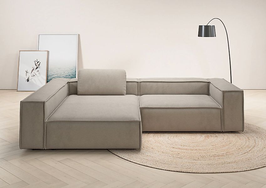 Home affaire Ecksofa "Watertown, moderne XXL L-Form, 306 cm breit" Komforta günstig online kaufen