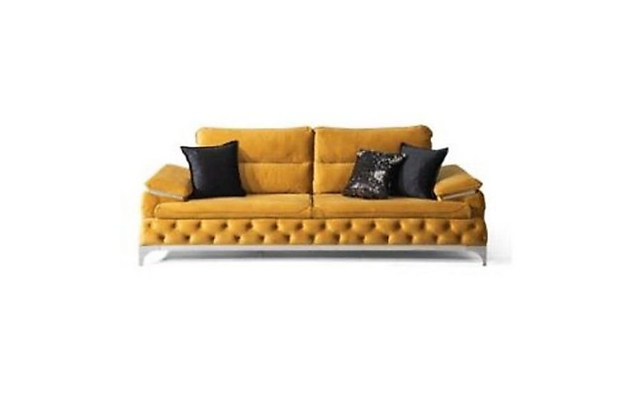 JVmoebel Sofa 3 Sitzer Textil Sofas Couch Polster Möbel Moderner Dreisitzer günstig online kaufen