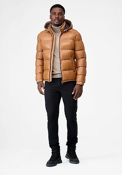 RICANO Lederjacke Vince Leder-Steppjacke aus Lamm-Nappa-Leder günstig online kaufen