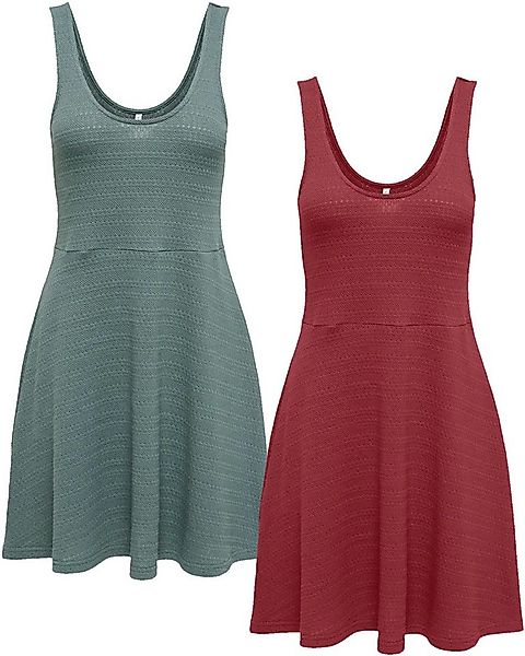 ONLY Sommerkleid (Spar Set) mit breiten Trägern im Doppelpack günstig online kaufen