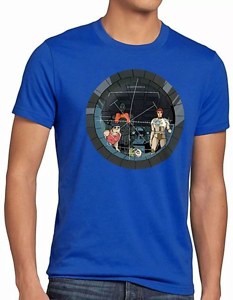 style3 Print-Shirt Herren T-Shirt Future Crew anime raumschiff captain günstig online kaufen