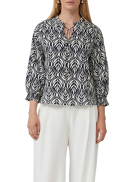 s.Oliver BLACK LABEL Langarmbluse mit All-Over günstig online kaufen